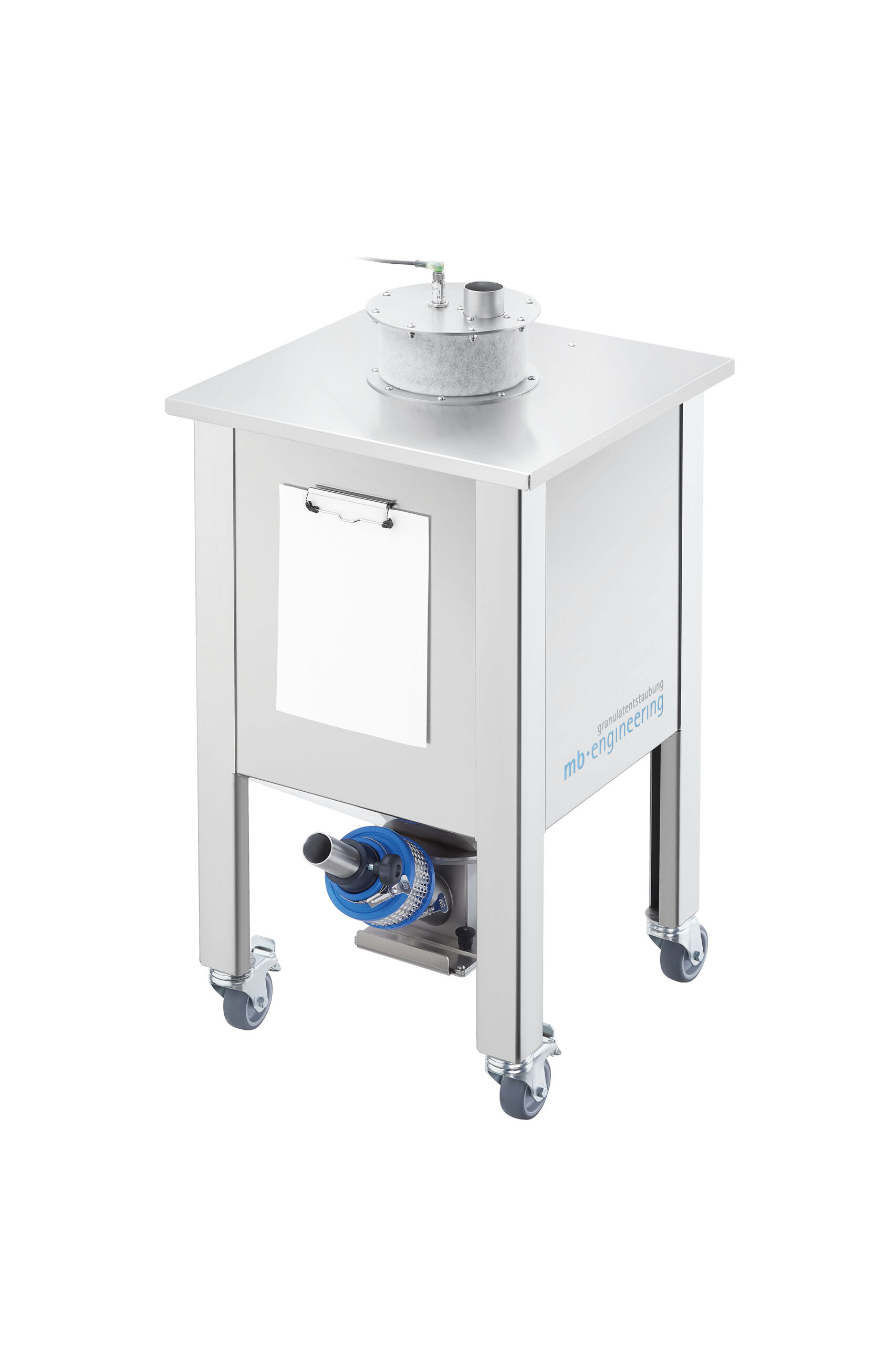 Edelstahlcontainer mit Sensor